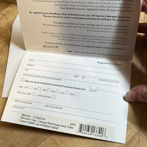 Brahmin Arno Red Glossy Croc Bag - Picture 15 of 15